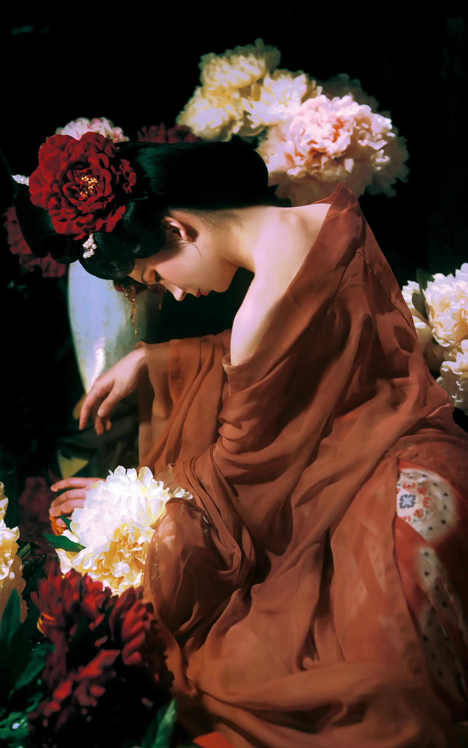 [YITUYU] 2022.08.23 Vol.1771 – The imperial concubine lies drunk among the peonies salmon#[21P]-7